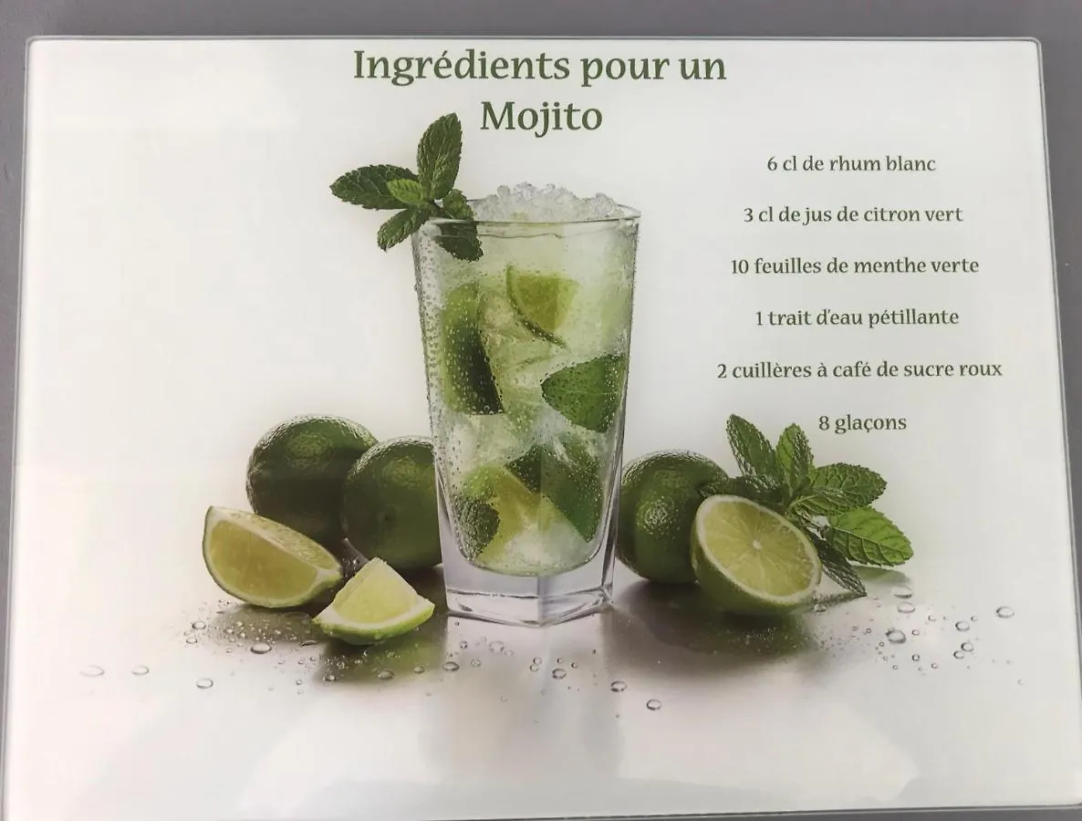 Studio Mojito vue mer av cuve eau et accès plage et piscine ANSE DES ROCHERS Saint-Francois  Saint-Francois (Grande-Terre)